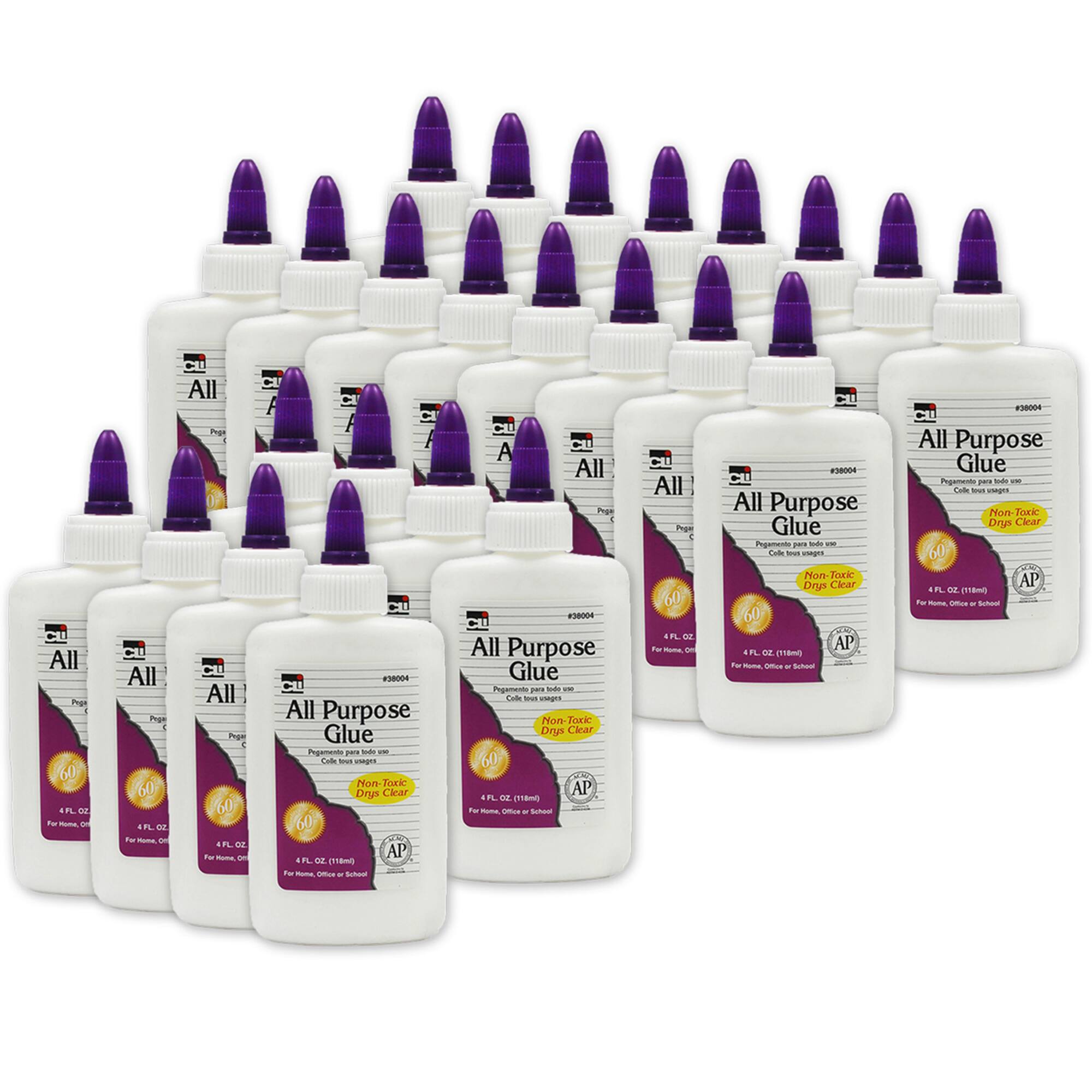 4oz. All Purpose Glue, 24ct.